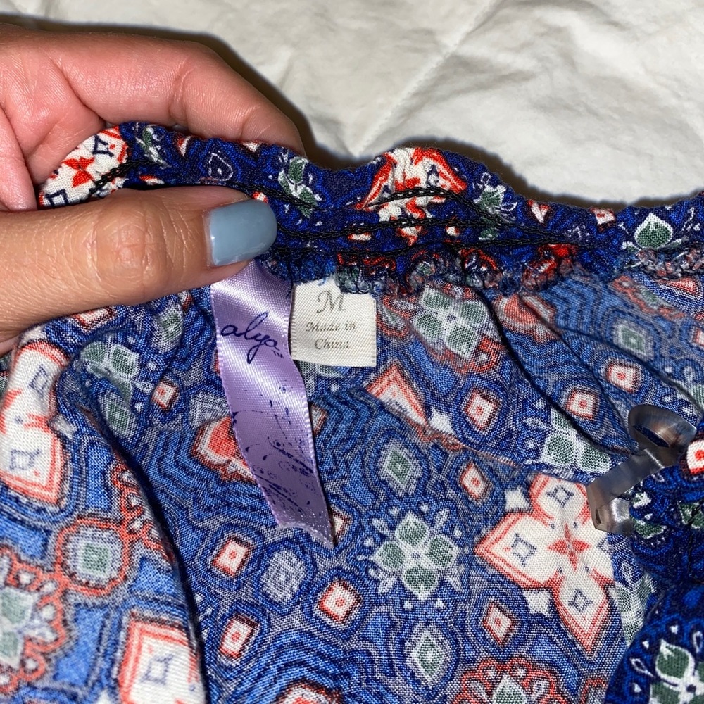 Francesca’s Patterned Romper - Picture 2 of 2